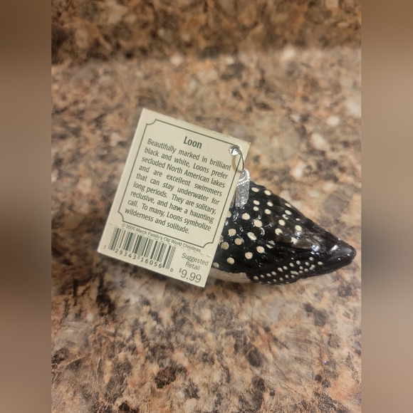 Old World Christmas Hand Blown Glass "LOON" - Picture 5 of 9